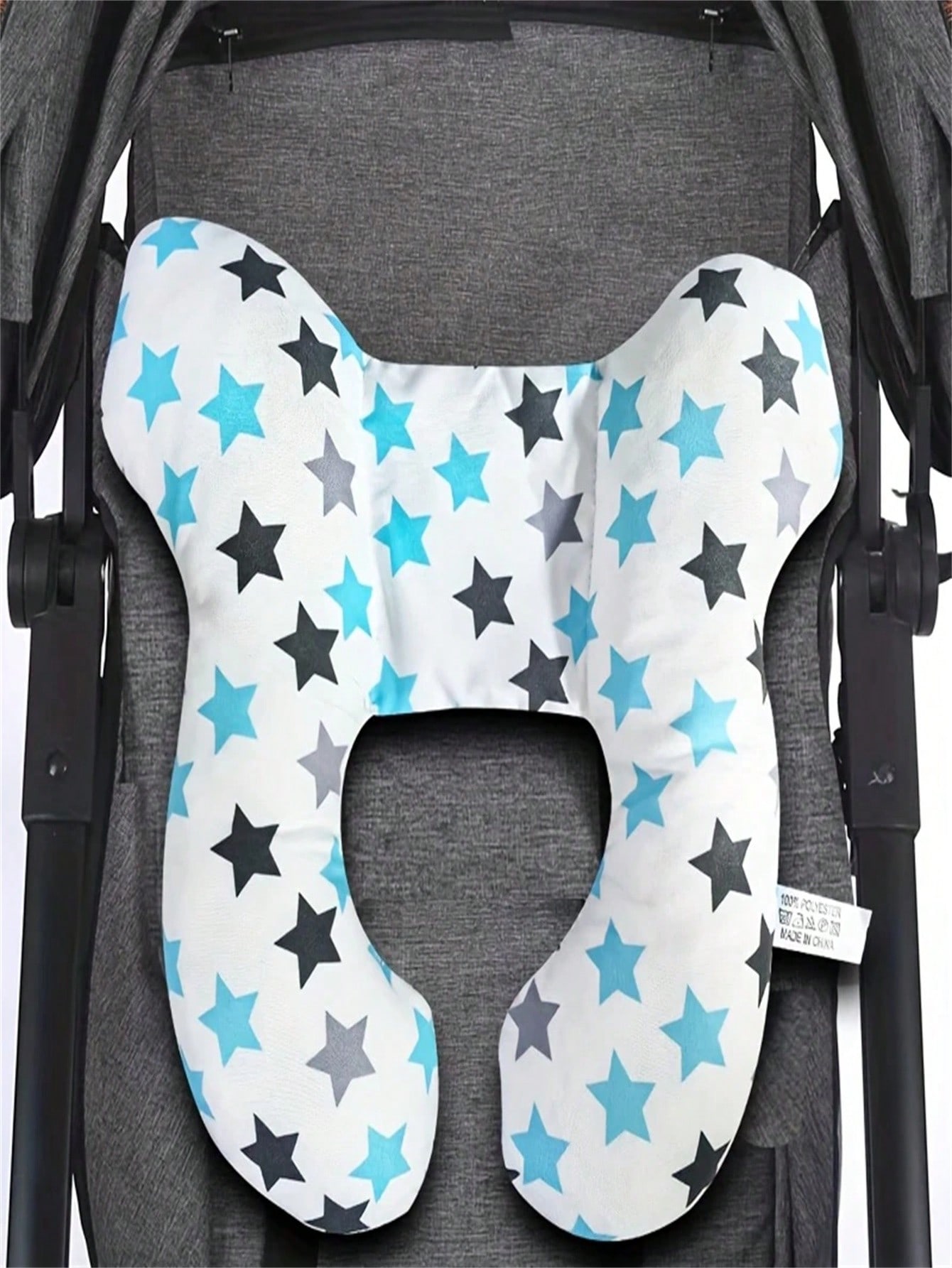 

1 Comfortable Neck Pillow - Head Support Cushion for Car Seats, made of soft polyester material to provide 360° protection. This Other синий