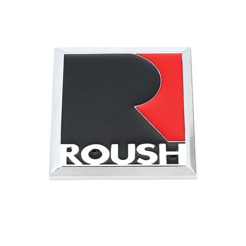 

3D металлическая эмблема R ROUSH, автомобильная наклейка, авто боковое крыло, наклейки на багажник для Ford Roush Fiesta Mustang V8 GT EcoBost, автомобильный Стайлинг 5.9cmx5.9cmSticker