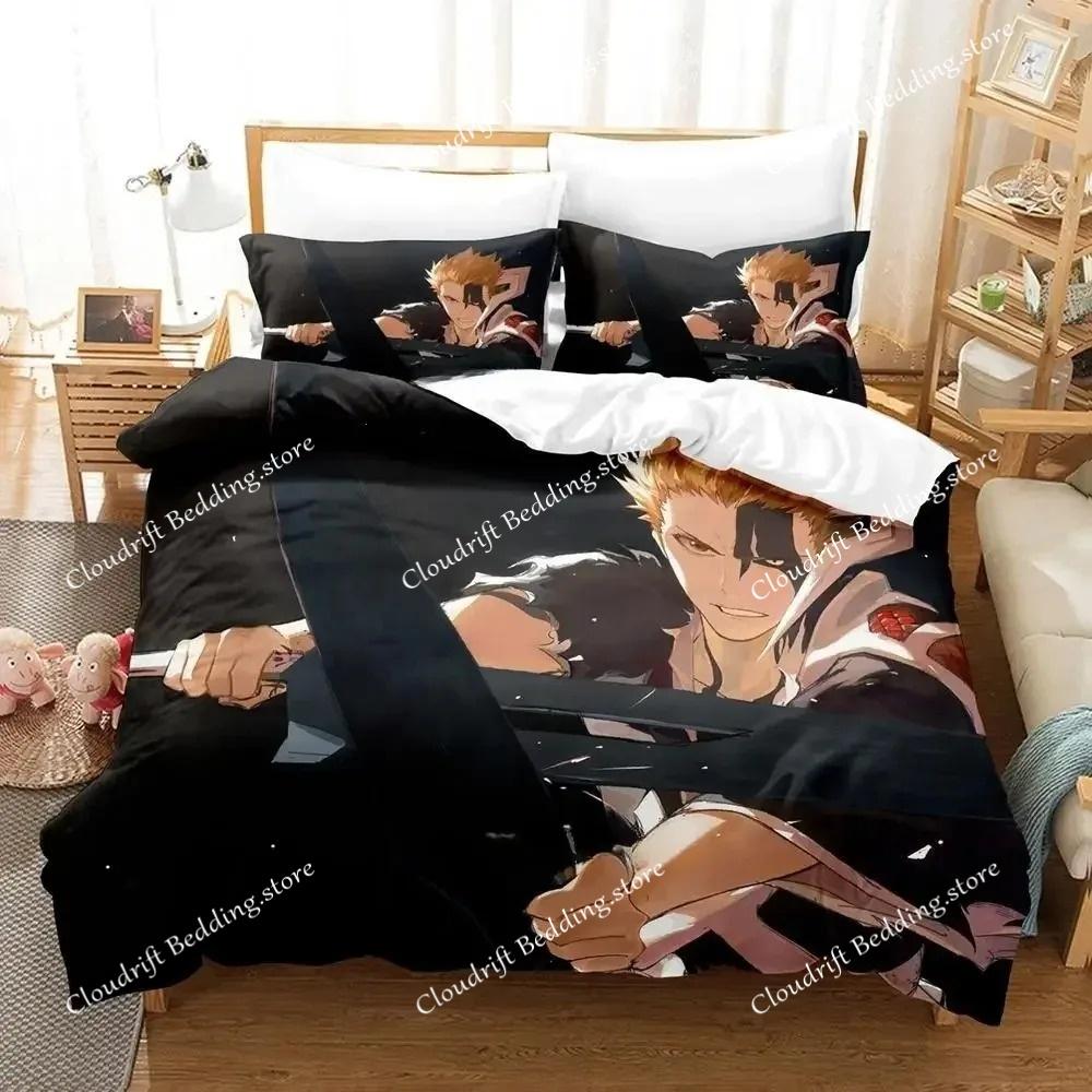 2025 Bleach Bedding Set Single Twin Full Queen King Size Bed Set Adult Kid Bedroom Duvet cover Sets 3D Print Anime Bed Sheet Set