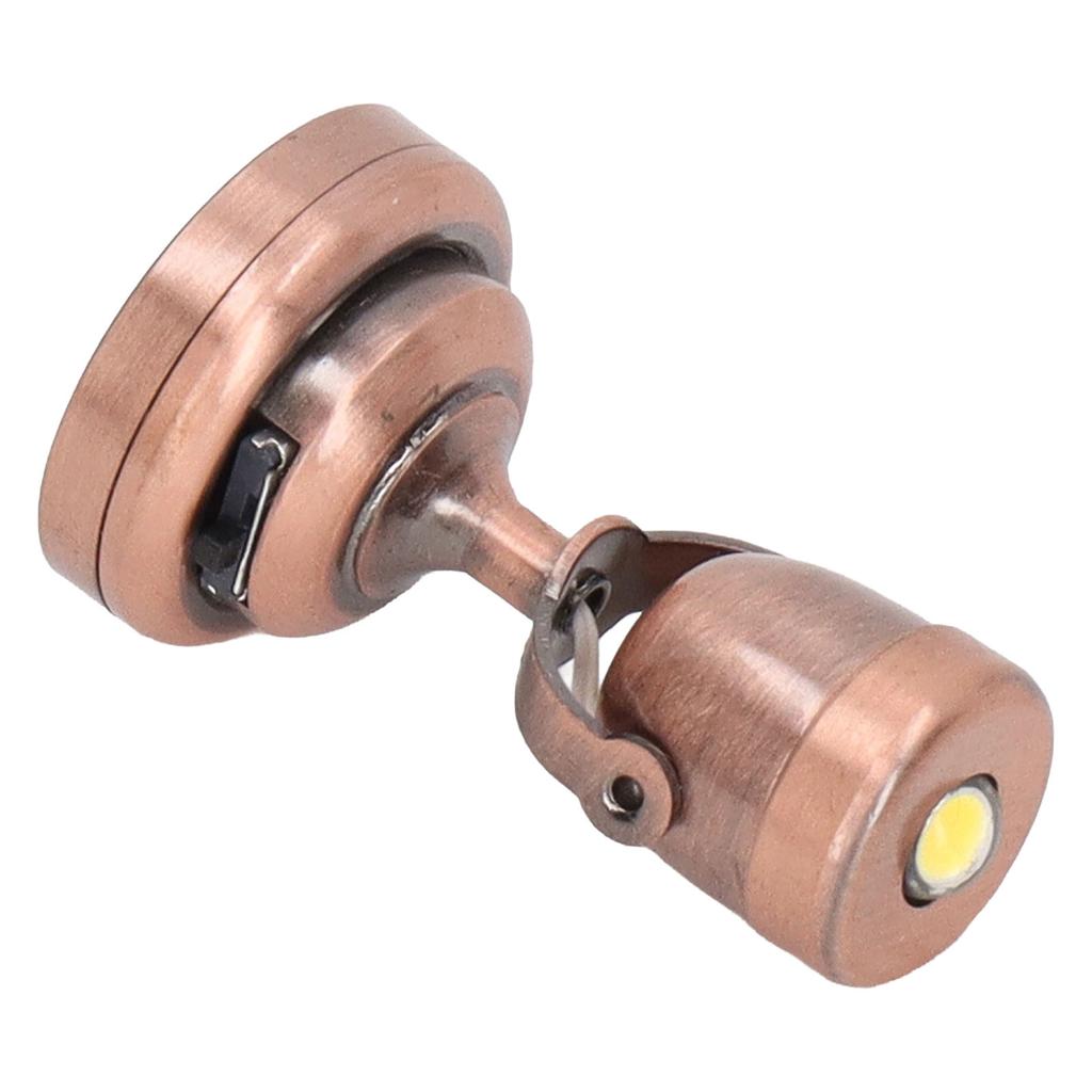 Dollhouse Laser Light LED Miniature Laser Light with Base Switch for 1:12 Doll House Bronze