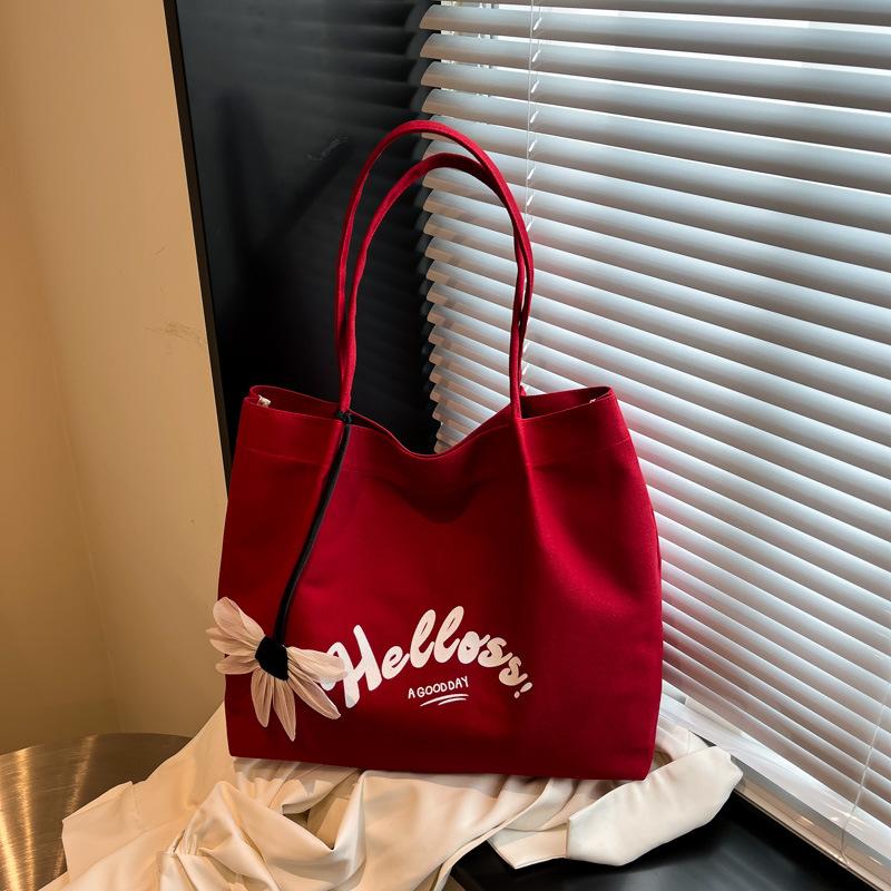 College Students Class Leisure Daily Travel Shoulder Bag Women's Summer New Large-capacity Tote Bag