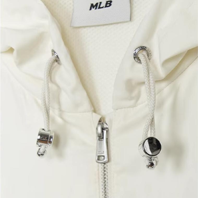 New MLB New York Yankees SS25 Jacket Women's Ivory 3FWJM0553-50IVS