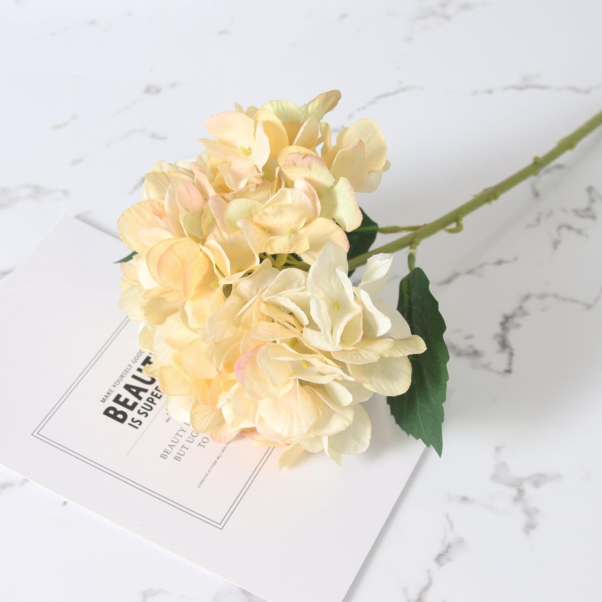 Фиолетовая гортензия имитация свадебной цветочной композиции украшения