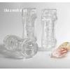 Male Masturbator Cup Soft Pussy Sex Toys Transparent Vagina Adult Endurance Exercise Adult Supplies Vacuum Pocket Cup for Men