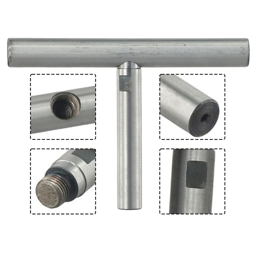 1pc 6In Removable Lathe Tool Rest Stainless Steel Woodworking Turning Holder For 16MM Diameter Tool Rest Base Woodworking Lathe
