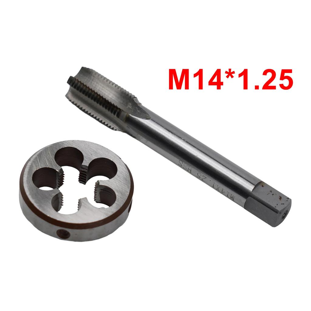 Tools Right Hand Tap 1 Set 14mm X 1.25 LH Accessories And Die Fine Thread Right Hand Tap M14 X 1.25 Replacement Parts