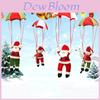 Charming Santa Claus Snowman Christmas Home Ceiling Decoration Parachute Doll Toy
