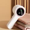 1 Set Electric Lint Remover USB Rechargeable LED Display Portable Fabric Shaver for Home Clothes Pill Fuzz Removal