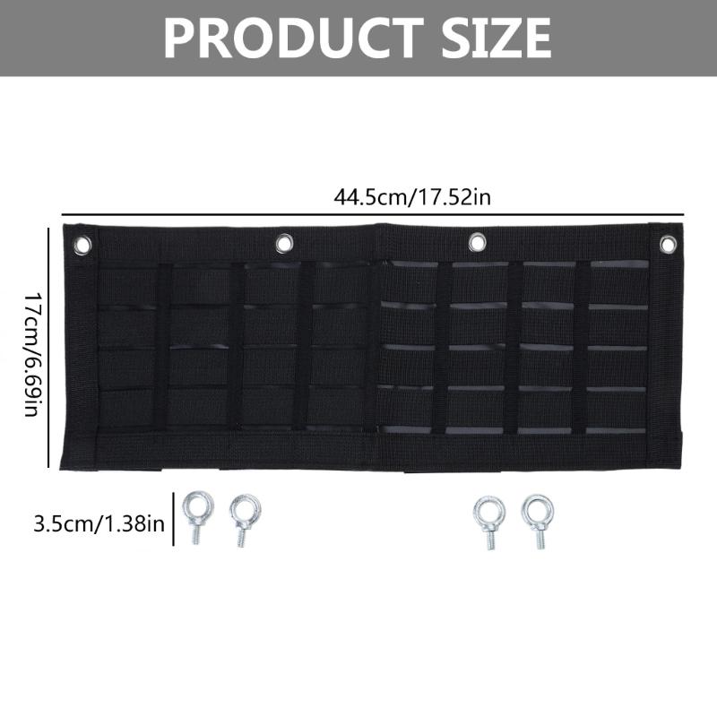 Car Rear Trunk Parcel Shelf Load Cargo Shade Cover Luggage Storage Bag Tailgate Organizers for Jimny JB64 JB74 2019-2024