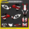 PowerZone Full Set Motorcycle Graphics Backgrounds Decals Stickers Kit For GASGAS 2007 2008 2009 EC 200 250 300 350