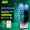 For Apple 14 Pro Tempered Glass Screen Protector, Anti-Blue Light, IPhone 14 Pro Phone Film, Anti-Glare, Shatterproof, Full Screen, Protective Film