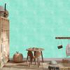 Mint Stars Wallpaper, Subtle Detail for Living Room and Bedroom 50x1000