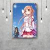Sword Art Online Vintage Tin Sign Home Decor Wall Decor Art Wall Mural Room Decoration Decor Retro Metal Sign Plate Bar Posters