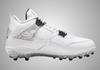 HQ0207-106 Nike Air Jordan 4 Cleat Weiß Feuerrot (Herren)