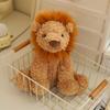 23CM Sitting Simulation Lion Animal Stuffed Plush Toy Soft Sofa Decor Pillow Doll Birthday Gifts
