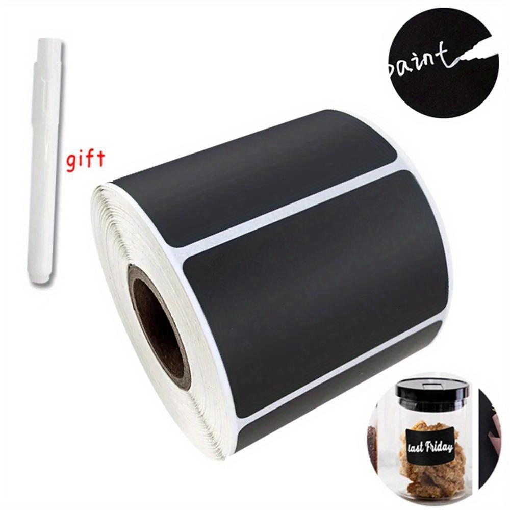 120pcs/roll Jars Labels Erasable Chalkboard Label Waterproof sticker Craft Kitchen Blackboard Sticker Bottles Tag Marker Sticker