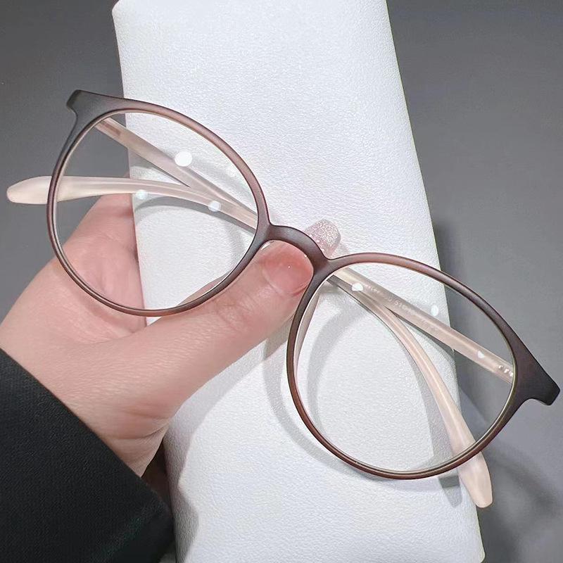 Women'S Trendy Myopia Glasses Ladies Small Round Frame Minus Diopter Glasses Eyewear Transparent Vintage Eyeglasses Degrees