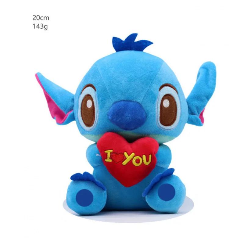 

Affordable Anime Stitch Adorable Plush Toy Doll Adorable Cartoon Embroidery Angel Gentle Plush Doll Children s Birth Date Present
