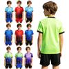 Sportanzug für Kinder und Jungen, Fußball-Outfits, stilvolles bedrucktes Kurzarm-T-Shirt mit Shorts, 2-teiliges Activewear-Set, Basketball-Lauf-Trainingsanzug-Outfit