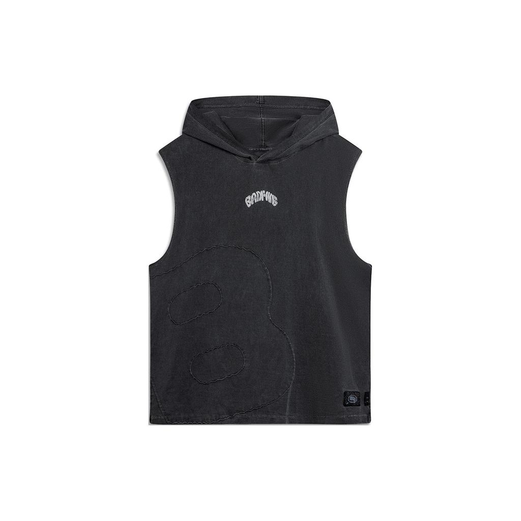 LiNing Knitted Loose Comfortable Sports Vest Men Tops Black AVSU437-1