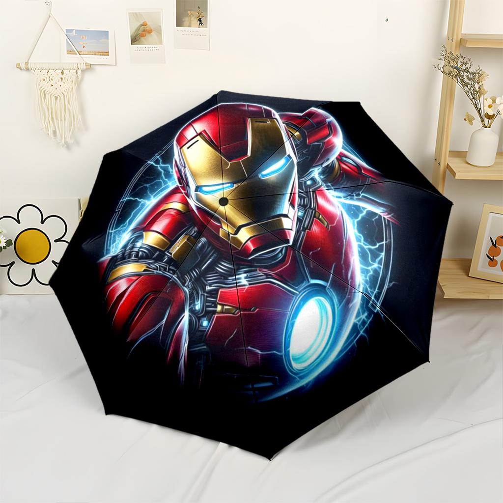 Spider-person Adventures Automatic Umbrella Compact 8-Rib Design Sturdy Construction Perfect for Outdoor Adventures Fashion Lovers Gift for Festivals