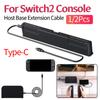 1/2Pcs Host Base Extension Cable Type-C To NS2 Base Adapter Cable HDMI-Compatible Extension Cable for Nintendo Switch2 Console