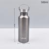 350-1000ml Stainless Steel Sport Water Bottle Large Capacity Double Wall Vacuum Insulated Tumbler Portable Thermos Bottle