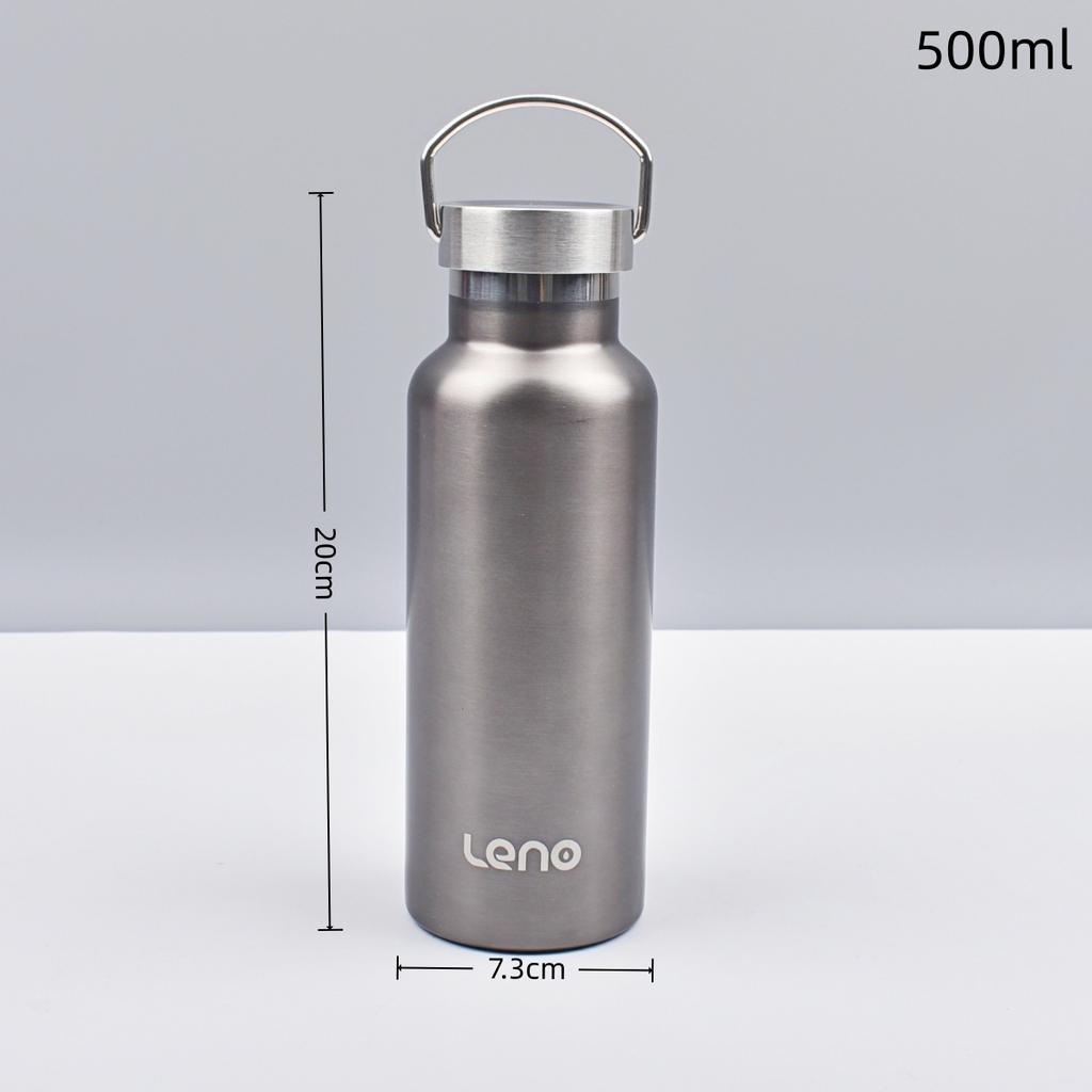 350-1000ml Stainless Steel Sport Water Bottle Large Capacity Double Wall Vacuum Insulated Tumbler Portable Thermos Bottle