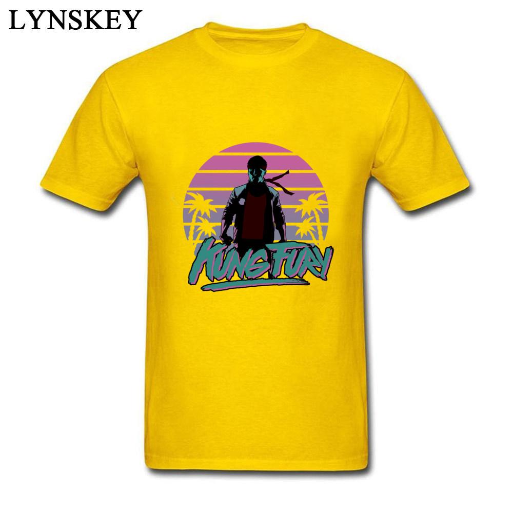 2018 New Film Movie T Shirts Kung Fury Unisexs Cool Tshirts Pure Cotton Round Collar Tees Shirts Hip Hop Street Sweatshirt