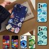I-Inside Out 2 Family Phone Case For IPhone 1716 15 14 13 Pro Max 11 12 Mini X Xs XR Black Silicone Cover