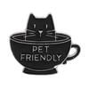 Cartoon Adorable Cat Brooch Set For Men And Women Stylish Metal Pins With Unique Design