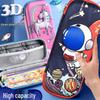 Korean Style 3D Cartoon EVA Pencil Case for Elementary Students - Large Capacity for Boys & Girls