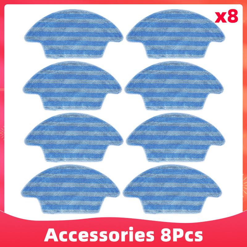 Compatible For iLife V55 Pro / Gutrend Joy 90 Pet / Kitfort KT-518 Robot Vacuums Filter Side Brush Mop Cloths Rag Accessory Part