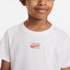Nike Kids G Cel Graphic Print Crew Neck Short Sleeve T-Shirt Kids Tops White FQ0722-100
