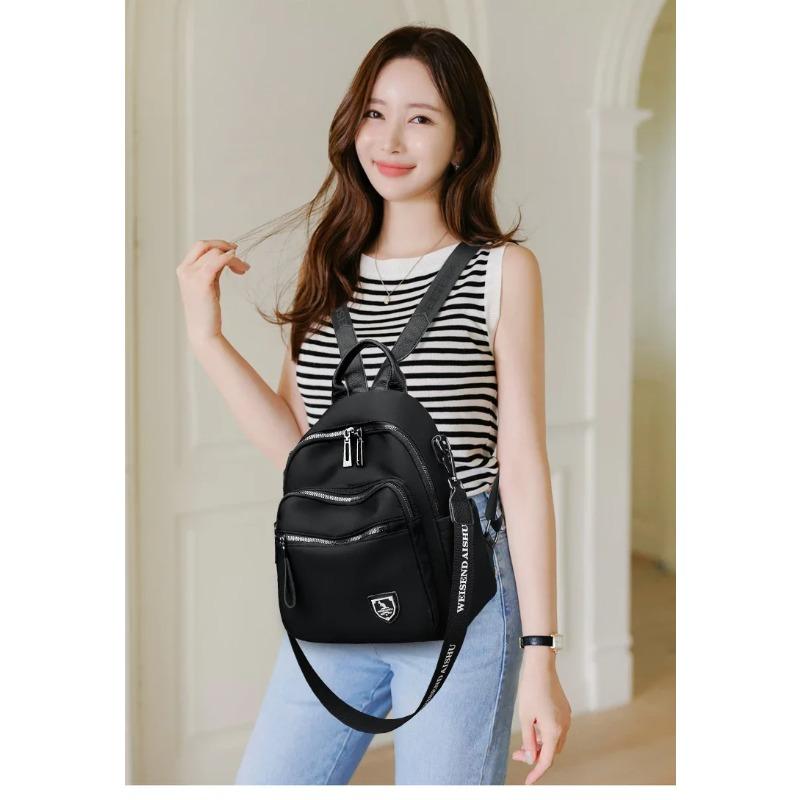 Neue Damen Luxusmarke Reise-Rucksäcke Lässige Wasserdichte Oxford Schultertaschen Weibliche Mode Große Kapazität Handtaschen Rucksack