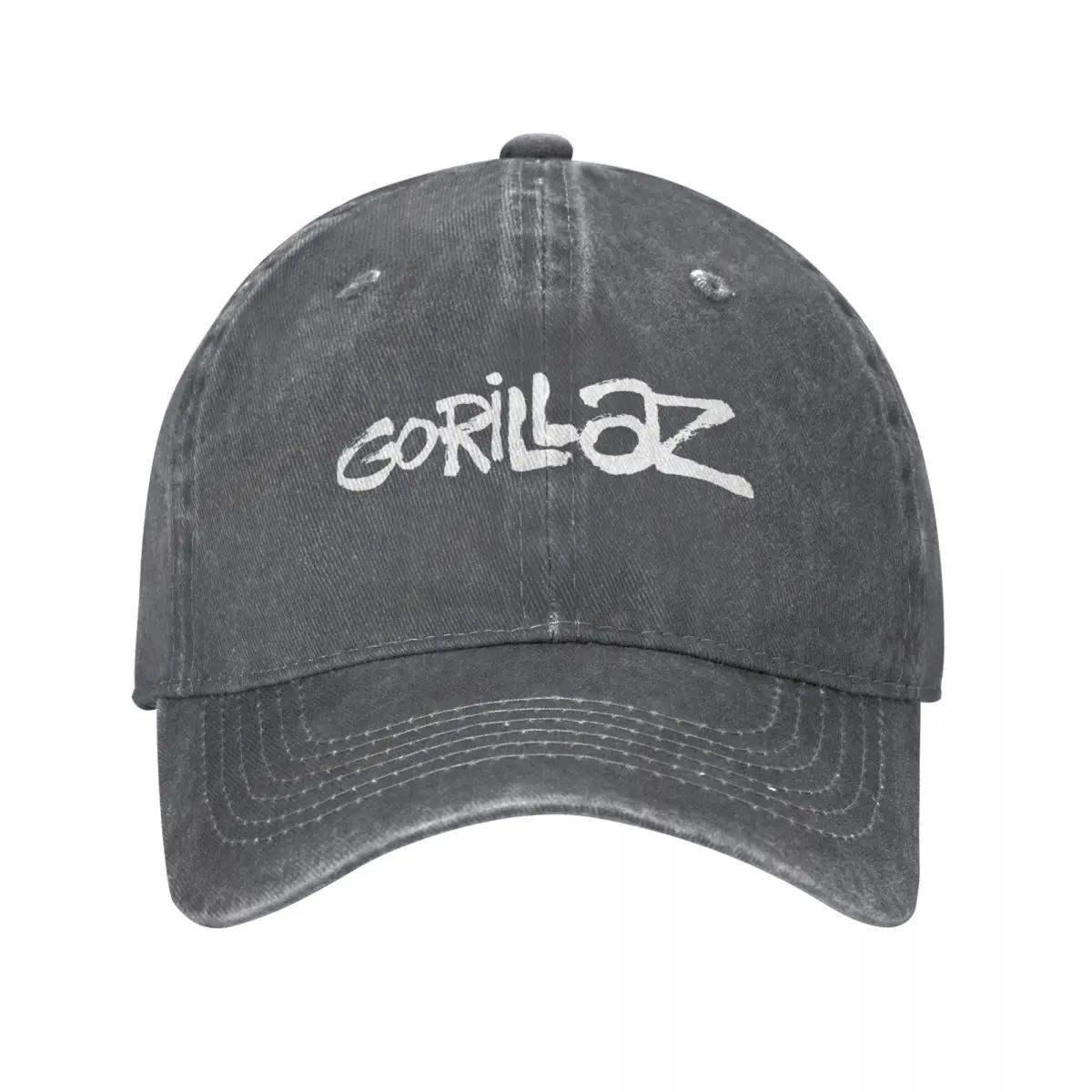 

Кепка Gorillaz Unisex Baseball Cap Vintage Outdoor All Seasons Travel Unstructured Soft Snapback Cap One Size