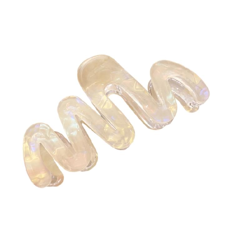 Modern Nacreous Hair Claw Clip Lightweight Design For Active Lifestyles Women Men