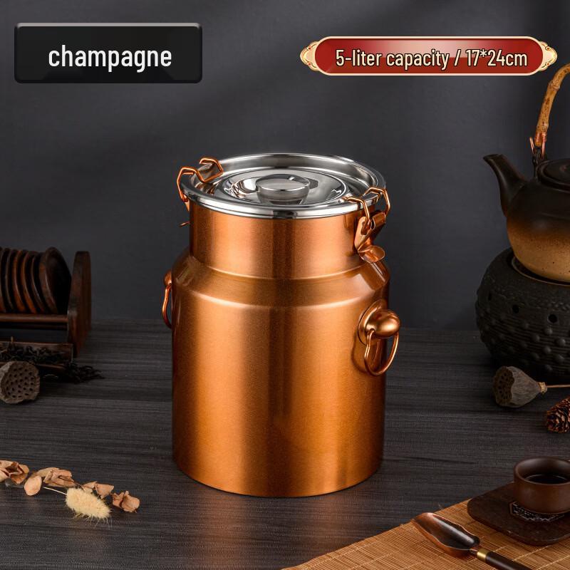 

Yipan Stainless Steel Sealed Tea Storage Jar