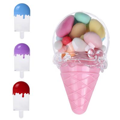 1PC Creative Transparent Ice Cream Stick Plastic Candy Box Decoration Supplies Candy Packaging Box