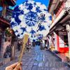 Ancient Style DIY Tie-Dye Cultural Fan - Hand-Crank Yunnan Souvenir.