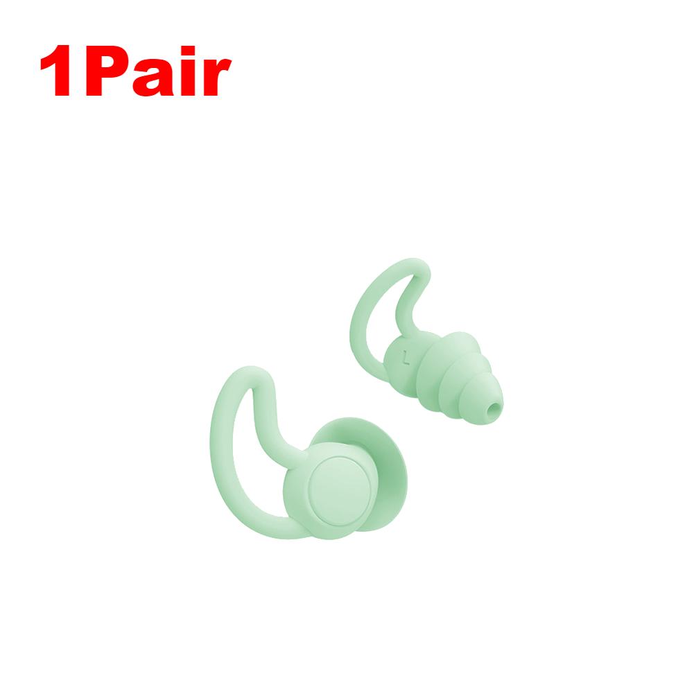 1/2Pair Silicone Swimming Earplugs Waterproof Ear Protection Ear Plugs Sleep Anti-Noise Soundproof Earplugs Swimming Accessories