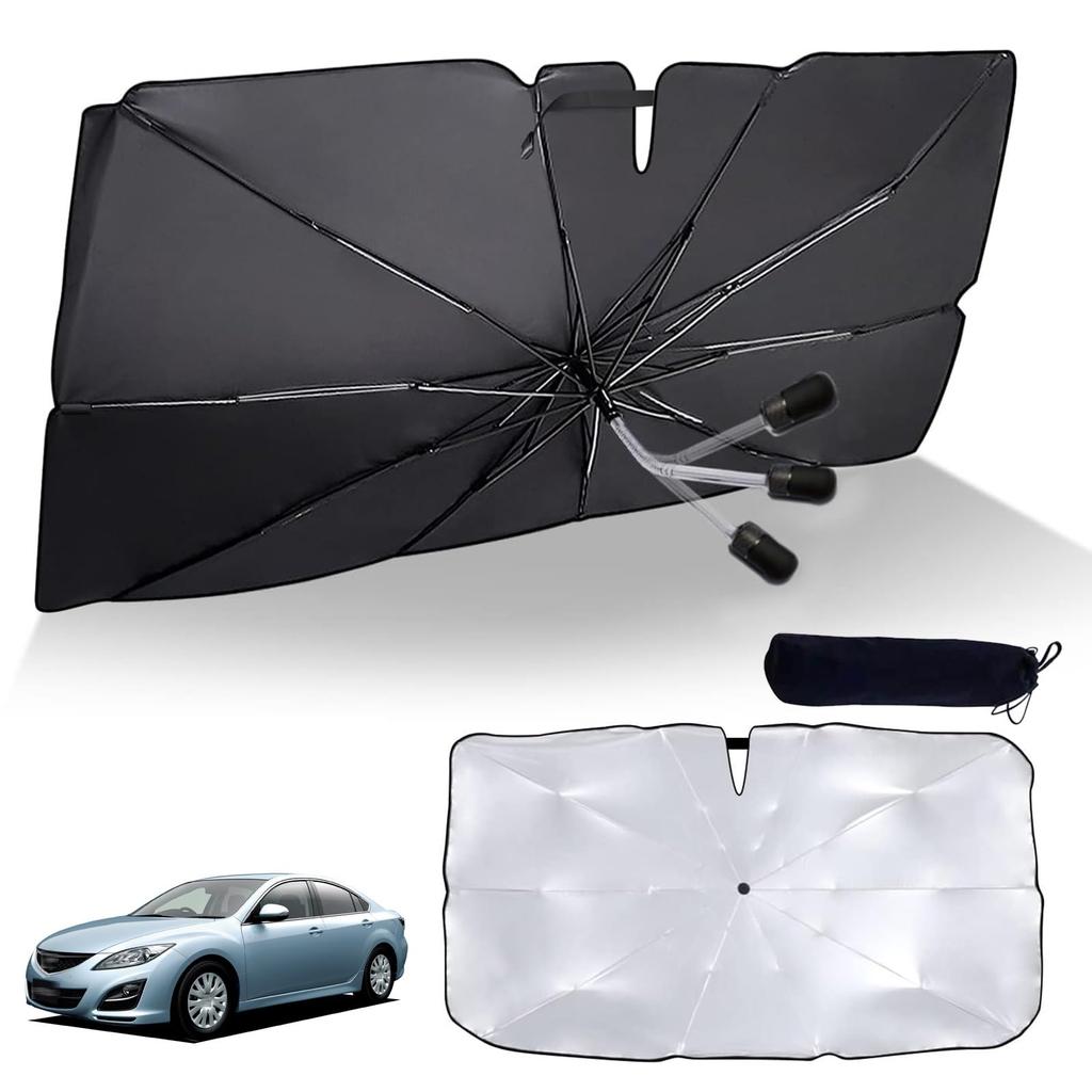 Mazda Atenza 2nd Generation GH Series 2008 - 2012 Car Umbrella Sunshade 360° Bendable