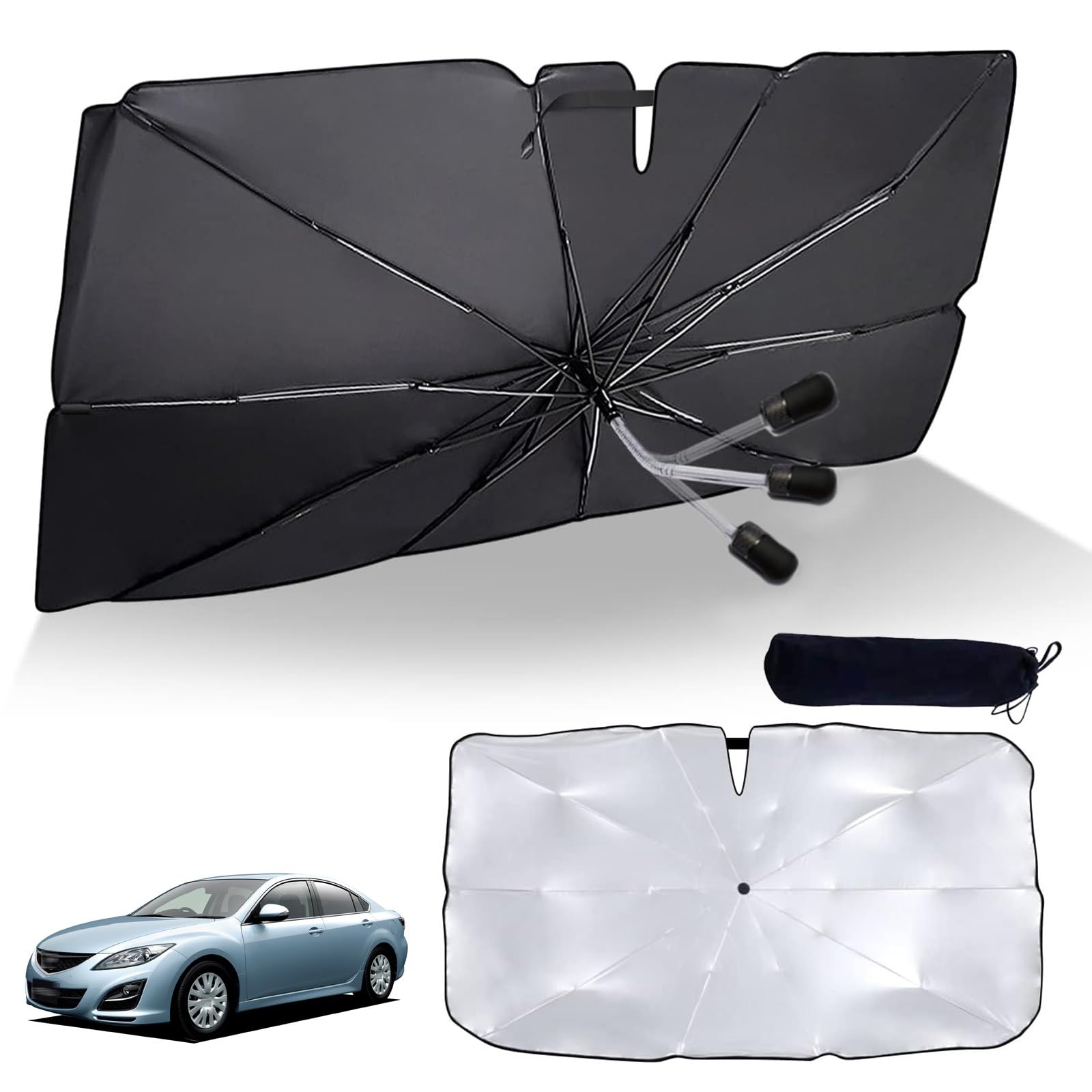 

Mazda Atenza 2nd Generation GH Series 2008 - 2012 Car Umbrella Sunshade 360° Bendable Atenza 2nd generation