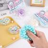 Pearl Filled Fidget Stress Toy Soft Stretch Texture For Anxiety Relief Office Kids Adults Use