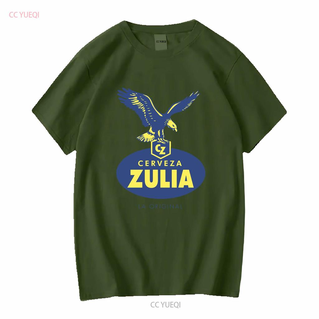 Cerveza Zulia T Shirt La Original Logo Beer Hecho En Venezuela Maracaibo Bien Fria Long or Short Sleeves Vintage Washed Stylish