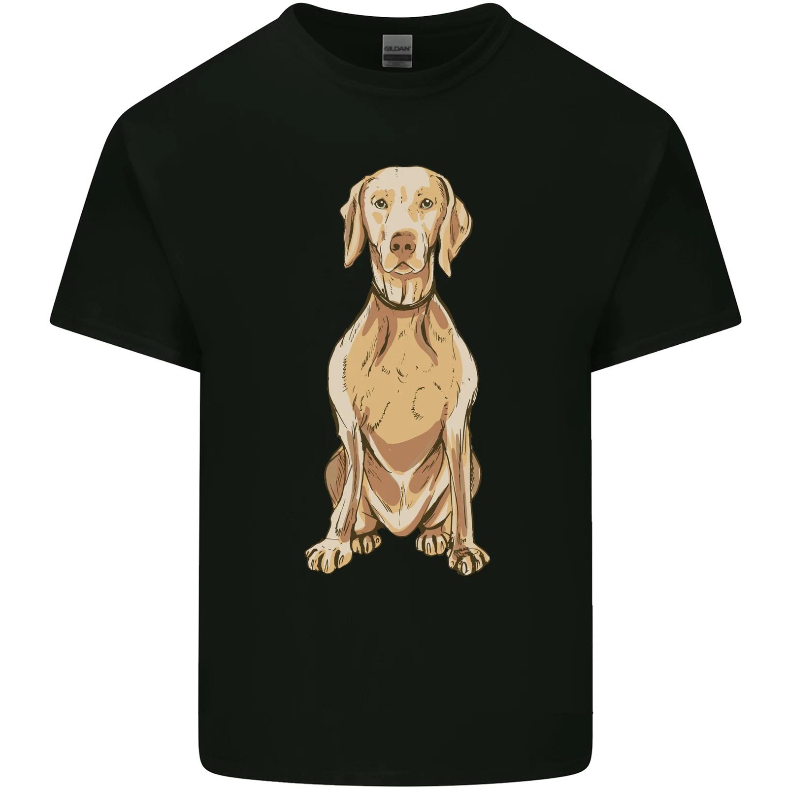 A Hungarian Vizsla Posing Dog Kids T-Shirt Childrens S