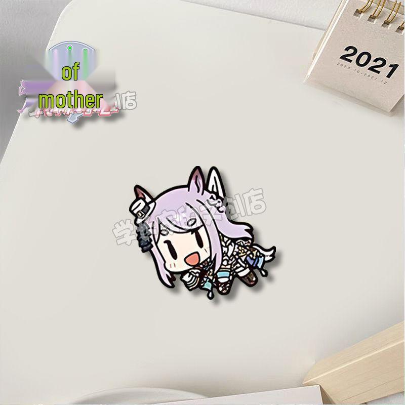 Pretty Derby Brooch: Uma Musume Tokai Teio, Silence Suzuka & Twin Turbo Pendant Badge