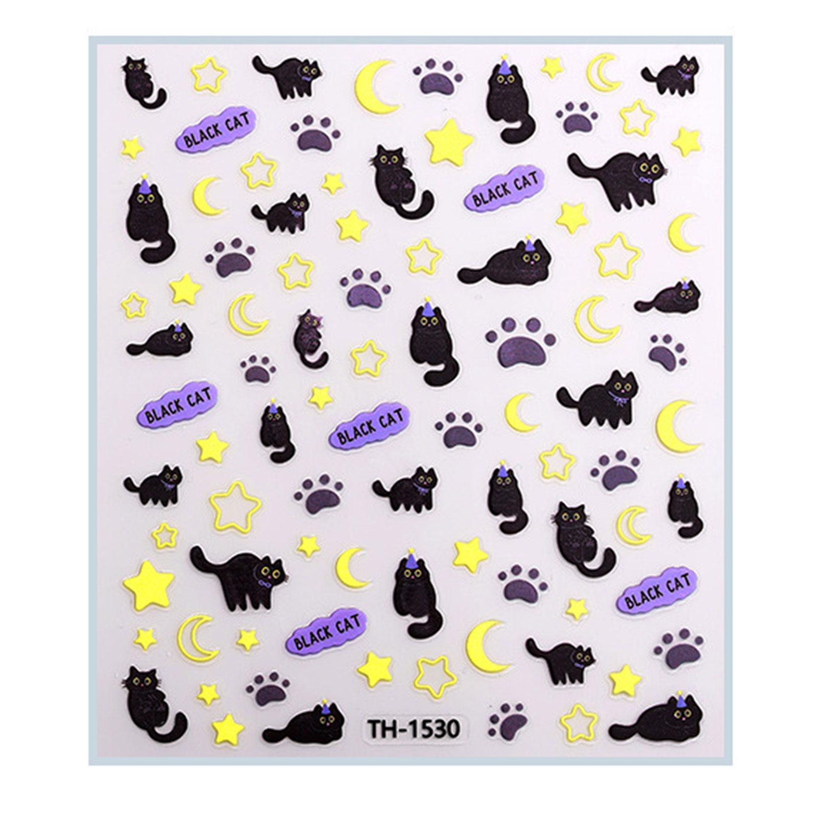 

3D самоклеящиеся французские типсы наклейки для ногтей наклейки бантики наклейки для ногтей кошачьи лапки дизайн ногтей наклейки для ногтей 1