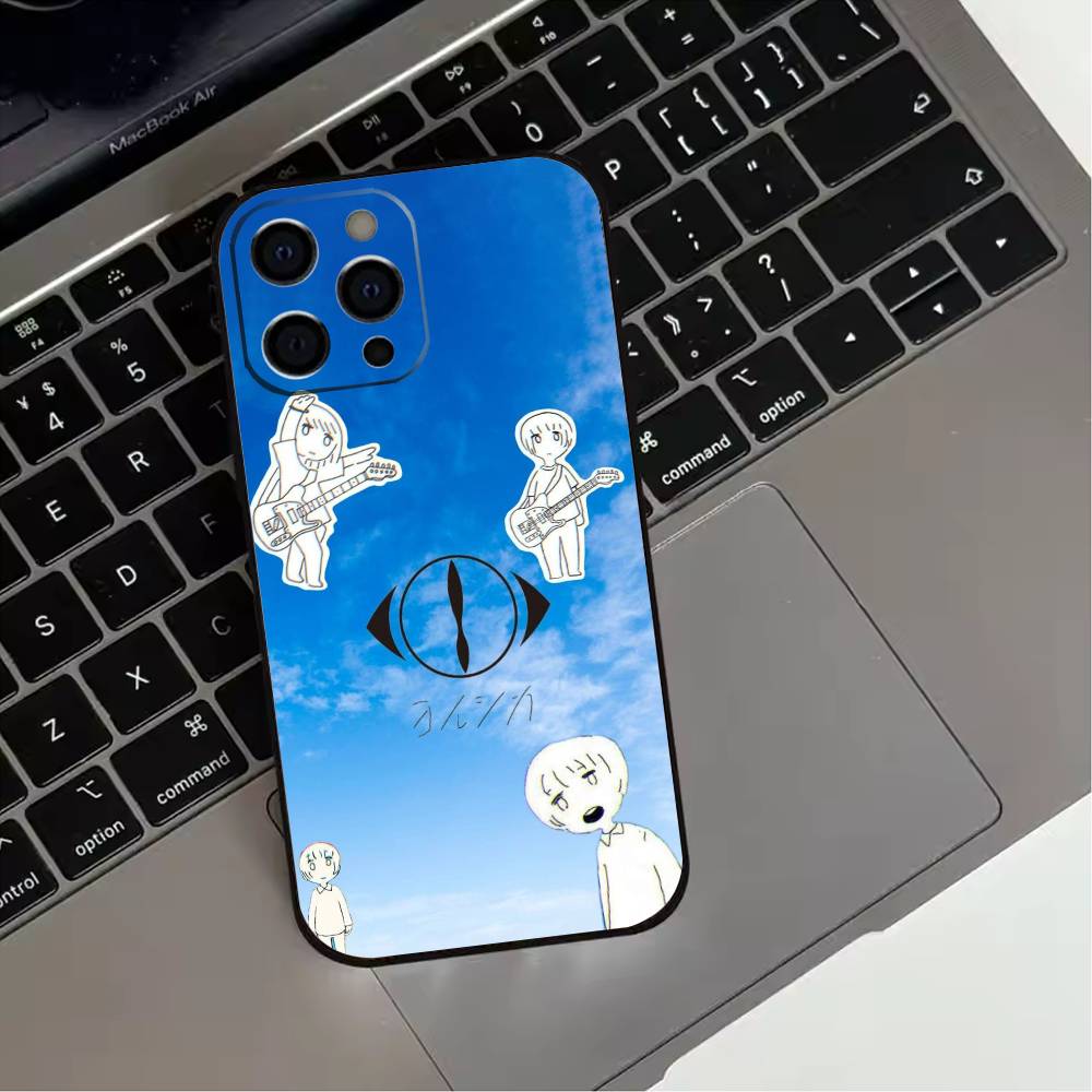 MUSIC Y-YorushikaS ART  Phone Case For iPhone 17,16,15,14,13,12,11 Plus,Pro Max,XS,Soft Silicone Black Cover