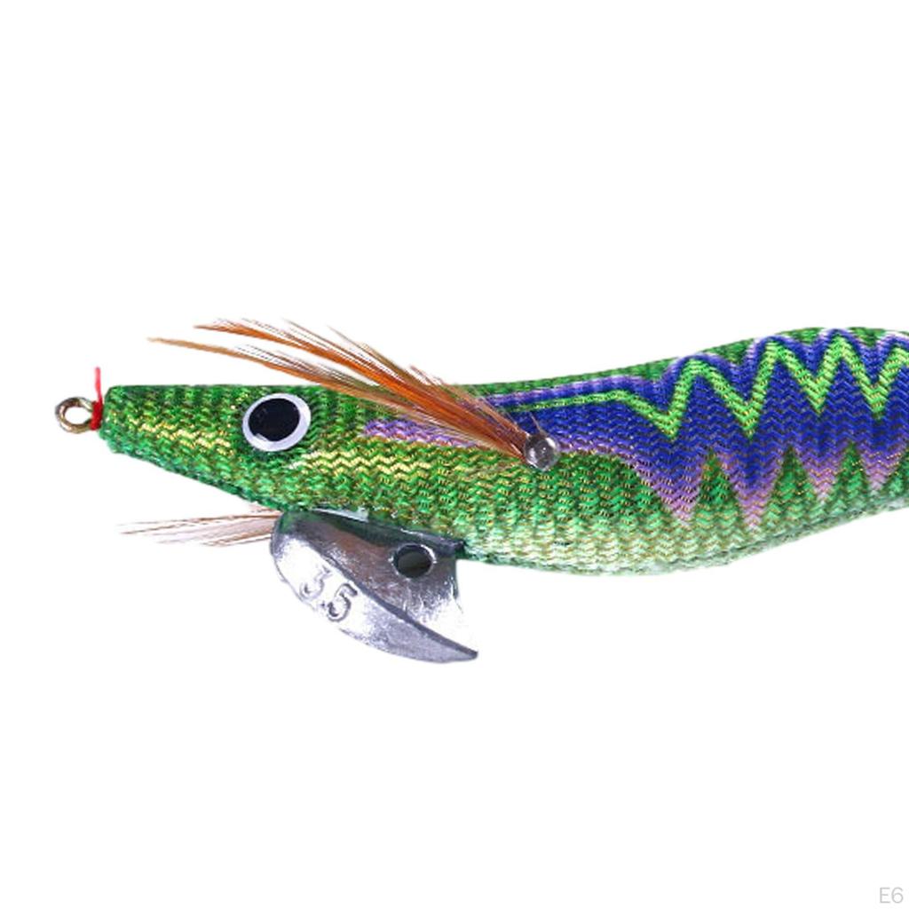 Luminous Squid Jig Hooks Lifelike Lures Fishing Baits
